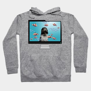 computer shapendoes dog clownfishes Hoodie